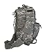 Mens Molle Tan Digital Camo 2L Hydration Ready Sling Bag with Key Ring Carabiner + 2 Zipper Pulls