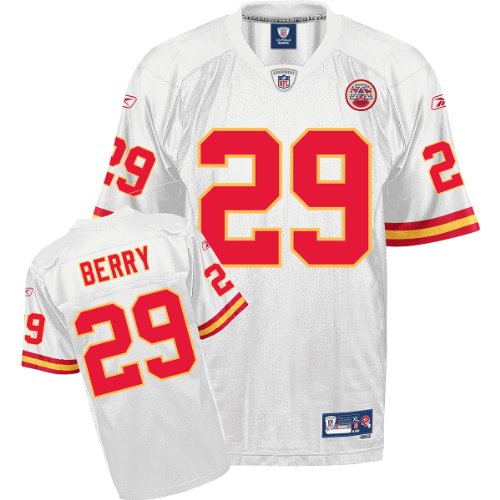 Reebok Kansas City Chiefs Eric Berry Youth (8-20) Premier White Jersey Large