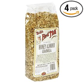 Bob's Red Mill Granola, Honey Almond, 18-Ounce Packages (Pack of 4)
