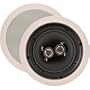 NXG Technology NX-60DVC 2-Way In-Ceiling Speaker with Dual Tweeters and 6.5" Woofer (White, Single Speaker)