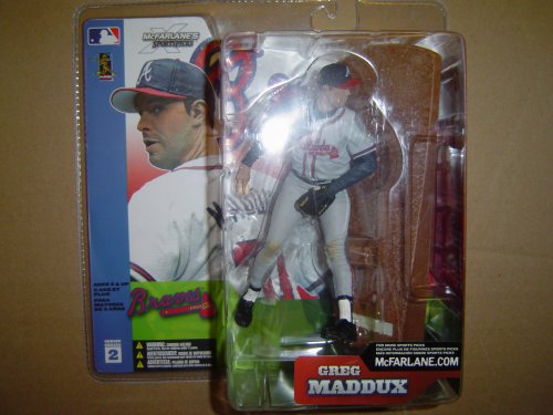 McFarlane MLB Series 2 Greg Maddux in Atlanta Braves Grey Jersey Chase Variant Figure