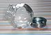 Glass Favor Jar - 2 Inch - Metal Lid - Rests Angled