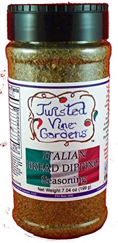 Italian Bread Dipping Seasoning - Pecorino Romano Blend - Large 7.04 oz. - Gluten Free - Twisted Vine Gardens
