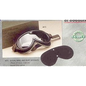 Sun, Dust & Wind Goggles US Military Type