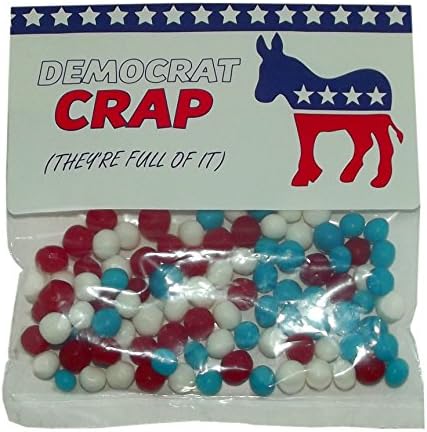 Democrat Crap (They're Full of It) Candy Bag (Net wt 1.75oz)