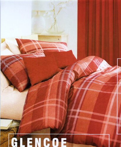 J Rosenthal & Son Ltd Dreams 'n' Drapes Bettw&auml;sche-Set Glencoe f&uuml;r Einzelbetten, terrakotta
