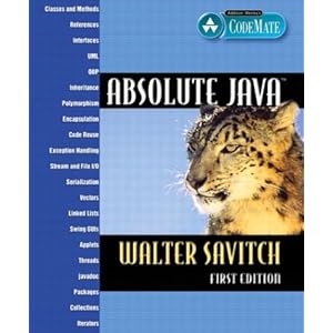 Absolute Java  - Walter Savitch