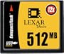 Lexar Media CompactFlash Card