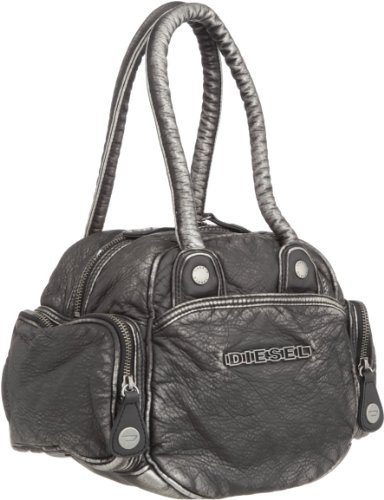 Diesel Women’s Artemis East/West Shoulder Bag Black Small