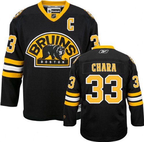 Zdeno Chara Jersey: Reebok Alternate #33 Boston Bruins Premier Jersey