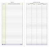 Adams Vehicle Mileage Journal, , 3.25 x 6.25 Inches, White (AFR10)
