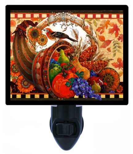 Thanksgiving Night Light - Cornucopia - Fall Harvest