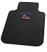 PlastiColor 000141R01 Heartbeat Of America Small Logo Universal-Fit Molded Front Floor Mat - Set of 2