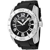 Swiss Legend Men's 20068-01 Commander Collection Stainless Steel Black Dial Watch