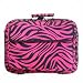Zebra Hot Pink Black Laptop Bag 17"