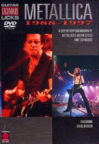 CD-Charts  DVD : Legendary Guitar Licks - Metallica 1988-97 [2002]
