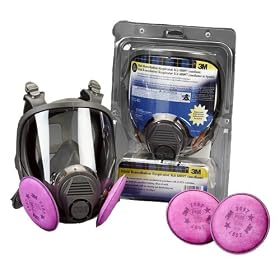 3M 68097 Mold Remediation Full Facepiece Respirator Kit - Medium Size by 3M