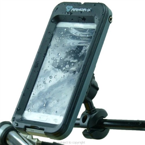 IPX8 Waterproof Bike Motorcycle Crossbar Mount for Galaxy S4 GT-i9500 On Sale