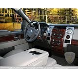 Interior Wood Dash Trim Kit for Ford F150 2009 4Door w COLUMN Shift WITHOUT... by Sherwood Dash