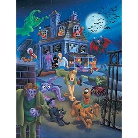 Scooby-Doo 'House Swarming' Fine Art Lithograph 20x 26 by