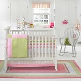 Banana Fish Confetti Girl 4 Piece Crib Set