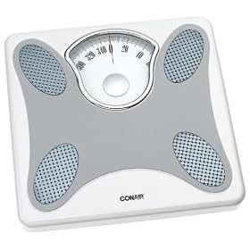 Conair CN120 Compact Analog Scale With Rotating Dial Read Out