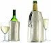Vacu vin 3887560 Set Rapid Ice Wein-, Champagnerkühler Platin