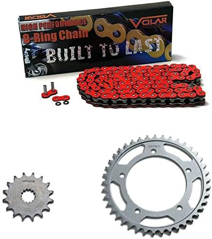 2006-2010 Suzuki GSXR 600 O-Ring Chain and Sprocket Kit - Red