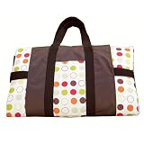 Tuffo Water-Resistant Outdoor Blanket with Carrying Case, Dots