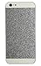 5C Case, I'EXCEL Luxury Beauty Hybrid Hard PC Shiny Bling Glitter Sparkle with Crystal Rhinestone Cover Case for iphone 5C (Hard Silver)