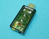「118」　USB接続　バーチャル7.1chサウンドカード　SOUND CARD-525192 windows7
