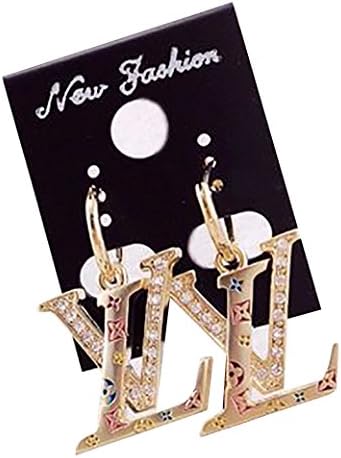 ์New 2014 Yellow Gold Plate Hoop Earrings the Modern Patterned.