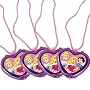 Disney Fairy Tale Princess Lip Gloss Necklaces, 4-Count Packages (Pack of 4)
