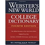 Webster's New World College Dictionary, Fourth Edition (Book with CD-ROM) book cover