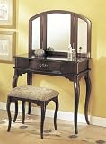 ... Vanity - Espresso Finish (Table, Bench & Mirror) | Vanities & Vanity ... Vanity - Espresso Finish (Table, Bench & Mirror) | Vanities & Vanity