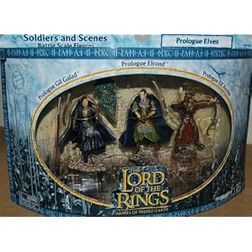 LORD OF THE RINGS ARMIES OF MIDDLE EARTH BATTLE SCALE FIGURES " PROLOGUE ELVES "