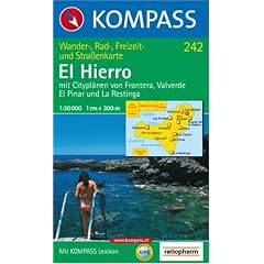 Kompass Karten, El Hierro: Mit Citypl�nen von Frontera, Valverde, El Pinar und La Restinga. Wander- Radtouren-, Freizeit- und Stra�enkarte