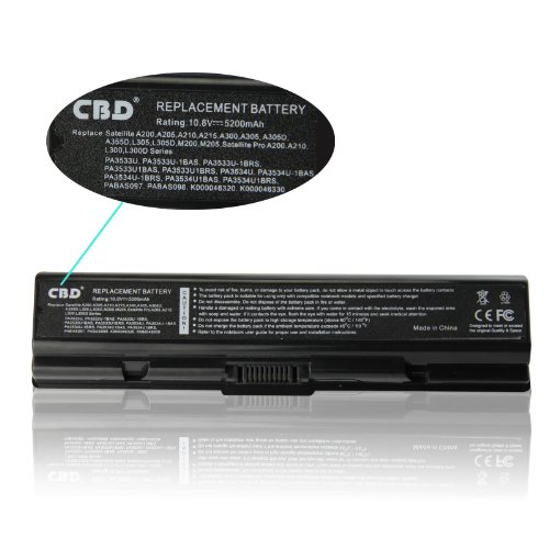 EPC High Quality NEW Replacement Laptop Battery for Toshiba Pa3534u Pa3535u-1brs Pabas098 Pa3533u-1brs 4800mah 10.8v 6 Cells