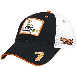 #7 Danica Patrick Black Antique Label Adjustable Mesh Hat