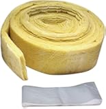 M-D Building Products 4929 3-inches-by-25-Feet Fiberglass Pipe Wrap(3"x25'), Yellow
