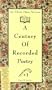 In Their Own Voices: A Century of Recorded Poetry
