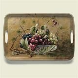 Serving Tray ~ Grapevine Breeze ~ 18 inches x 12 inches ~ melamine plastic ~ code 024