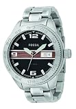 FOSSIL (フォッシル) 腕時計 BLUE ブラック/ウッド AM4218 メンズ ケース幅:50mm [正規輸入品]の画像