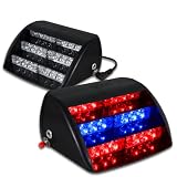 18 Red and Blue LED Law Enforcement Use Strobe Lights For Interior Roof Dash by HK5