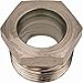 15/16 inch Sight Diameter, 1 inch Thread, 1.06 inch Long, High Pressure Fused Pipe Thread and Open View, Sight Glass and Flow Sight