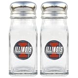Bergamot Illinois Fighting Illini Salt & Pepper Shakers