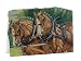 Art on Stone - Pulling Power by Janet Griffin-Scott (Art Print Applied to Stone)