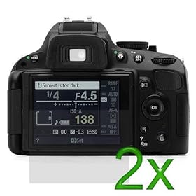 2x LCD Screen Protector For Nikon D5100