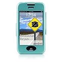 yooZoo Aluminum Hard Case for Apple iPhone (1G) 8GB and 16GB with Belt Clip - Tropical Blue