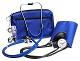  : Prestige Sphygmomanometer and Stethoscope Kit with Matching Royal Blue Carrying Case